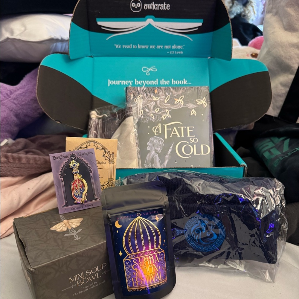 OwlCrate Book Box with Accessories